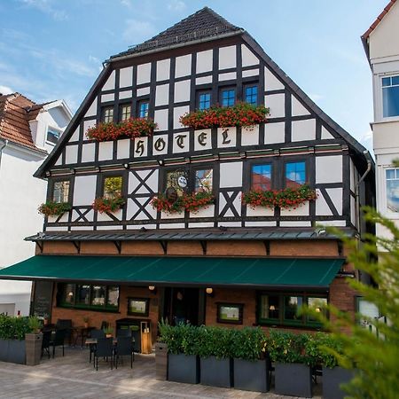 באד דריבורג Hotel Zum Braunen Hirschen מראה חיצוני תמונה